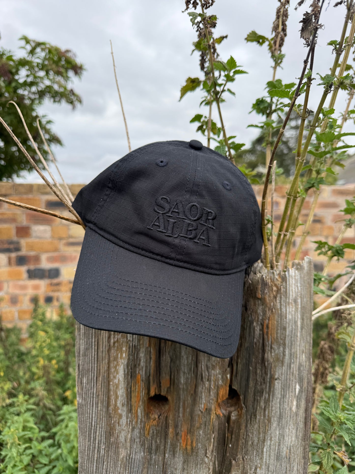 Saor Alba Dadcap - Black on Black