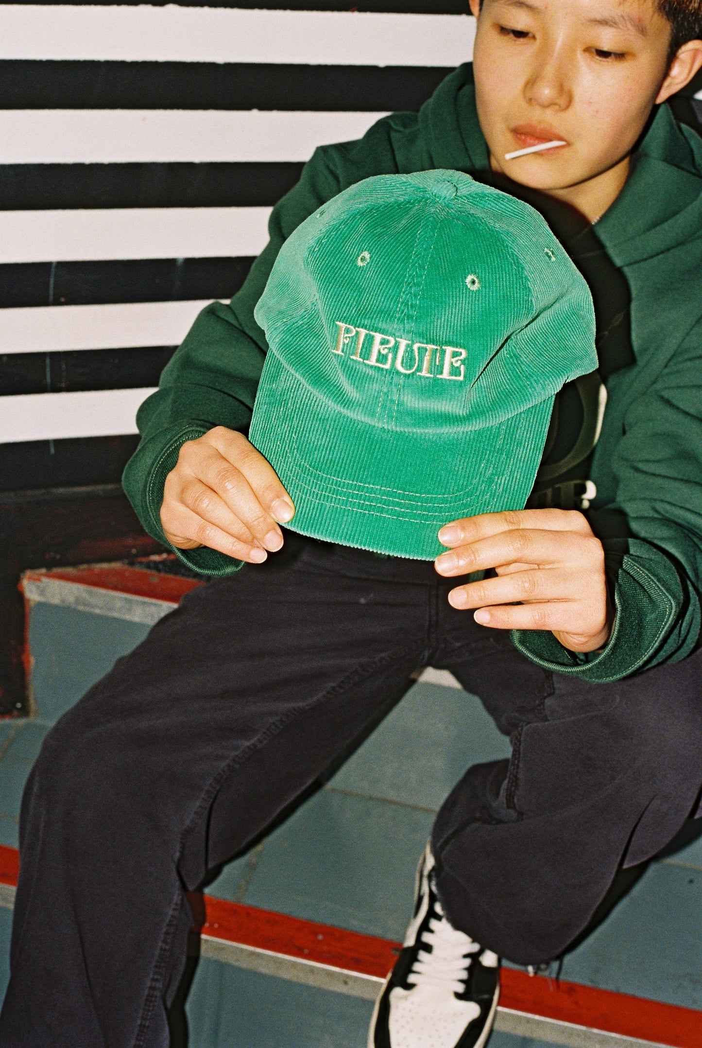 Pieute Corduroy Dadcap - Green