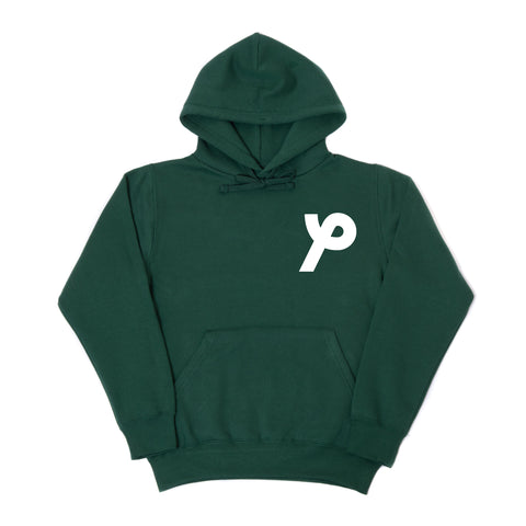 Emblem Screenprint - Hood - Bottle Green